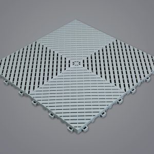 Klik-klak svijetlo sivi pod za garažu 400x400x18 mm