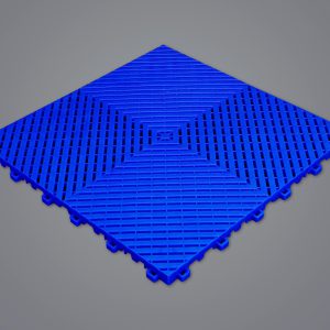 Klik klak tamno plavi pod za garažu 400x400x18 mm