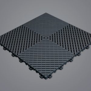 Klik-klak tamno sivi pod za garažu 400x400x18 mm