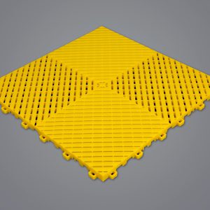 Klik-klak žuti pod za garažu 400x400x18 mm