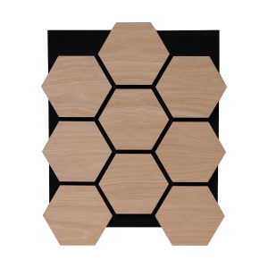 Premium akustični panel Laser svijetli hrast LSR-002