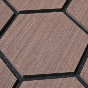 Alternative view of Premium akustični panel Laser tamni hrast LSR-017