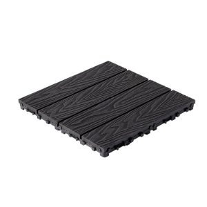 WPC decking charcoal 300x300x20 mm