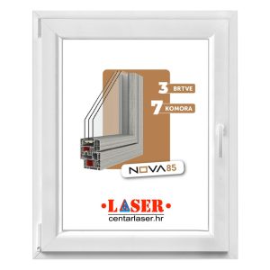 Hanemann jednokrilni prozor 100×100 lijevi